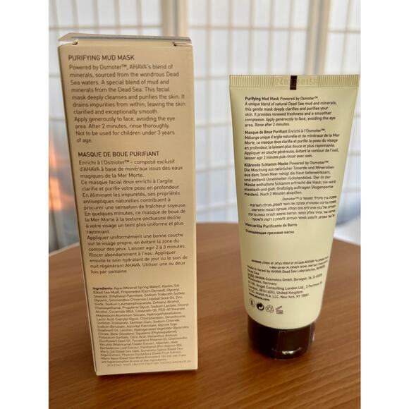 AHAVA Time to Clear Purifying Mud Facial Mask‎ 3.4 fl.oz NIB MSRP $35 - Picture 2 of 7